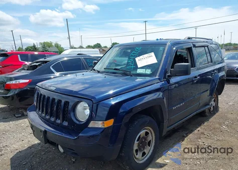 2017 Jeep Patriot Sport 4X4 из США, поврежденный, VIN 1C4NJRBB8HD105380